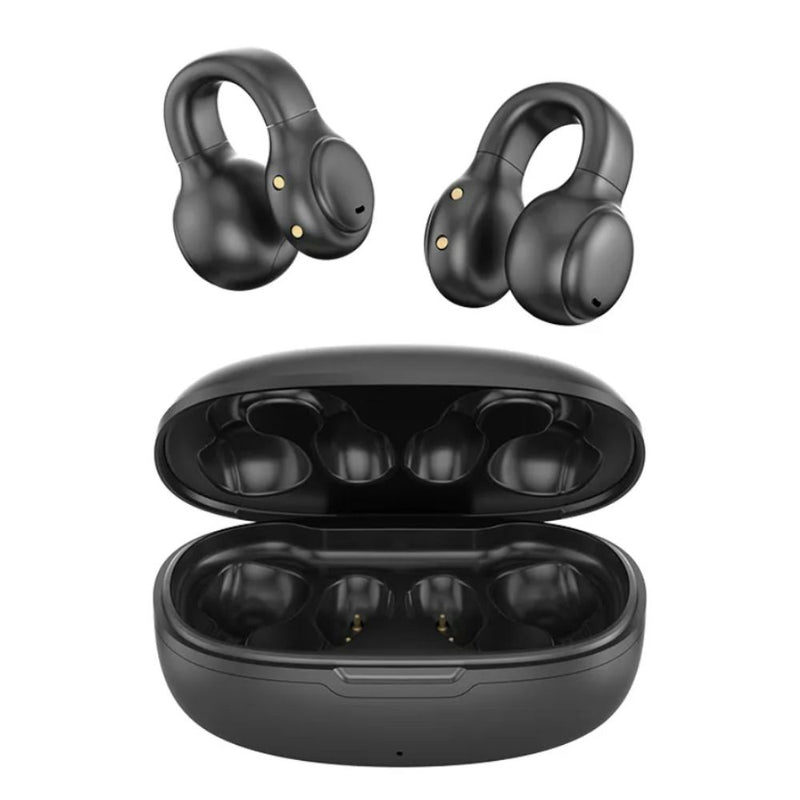 USB Rechargeable Bluetooth Wireless Ear Clip on Earphone