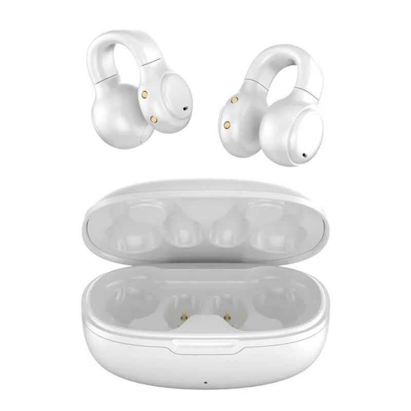 USB Rechargeable Bluetooth Wireless Ear Clip on Earphone