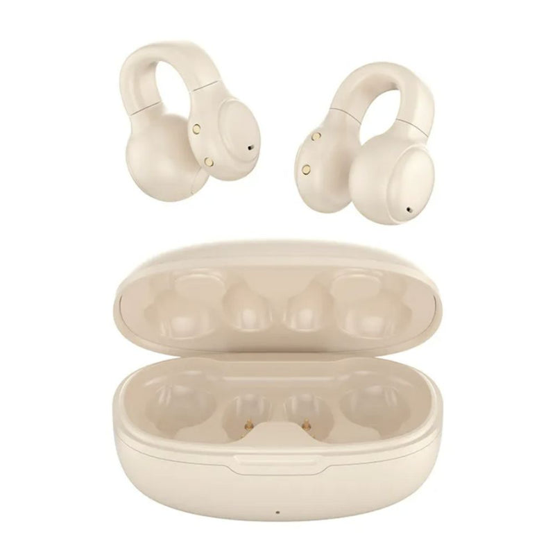 USB Rechargeable Bluetooth Wireless Ear Clip on Earphone