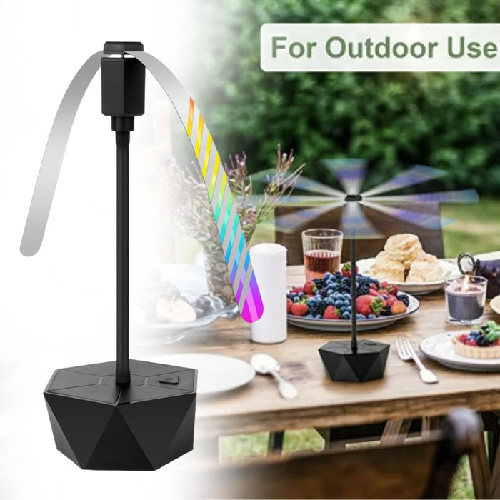 Battery Operated Ultra-Quiet Table Top Fly Repellent Fan
