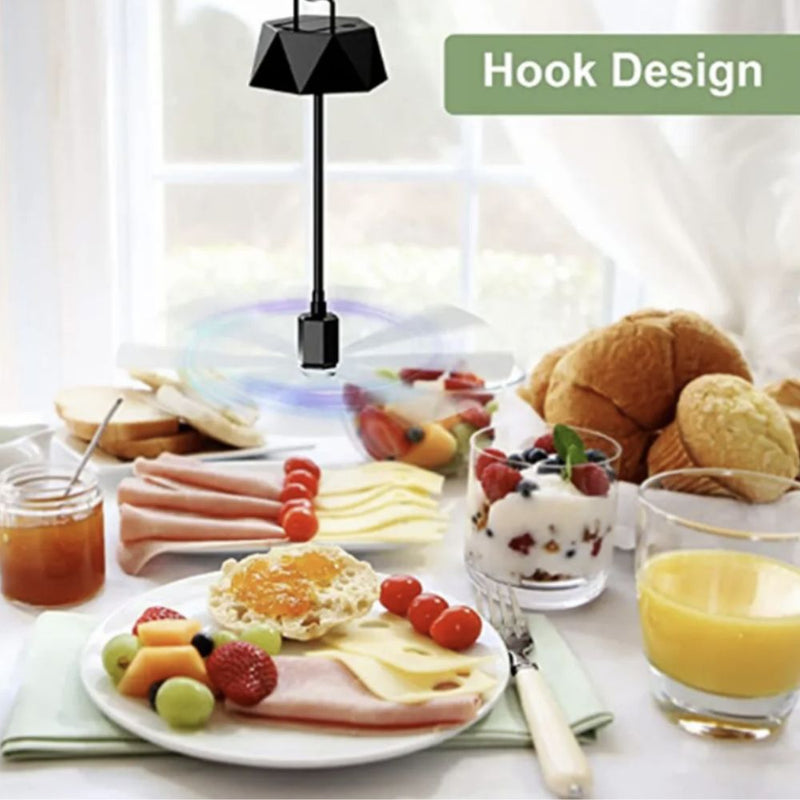 Battery Operated Ultra-Quiet Table Top Fly Repellent Fan