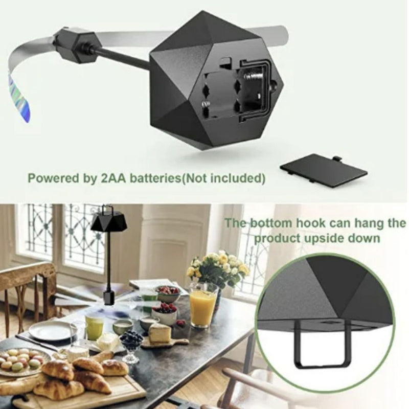 Battery Operated Ultra-Quiet Table Top Fly Repellent Fan