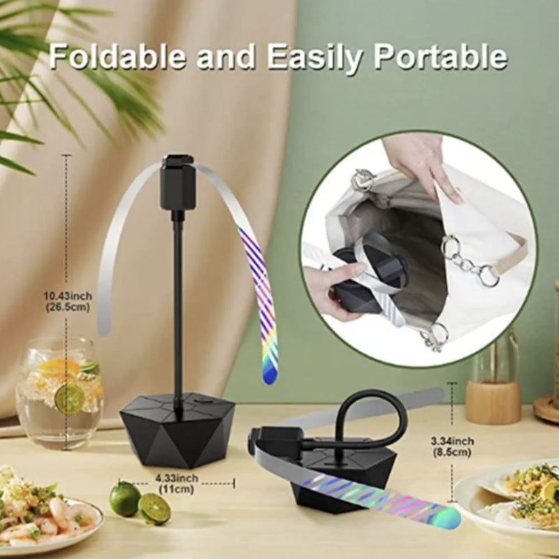Battery Operated Ultra-Quiet Table Top Fly Repellent Fan