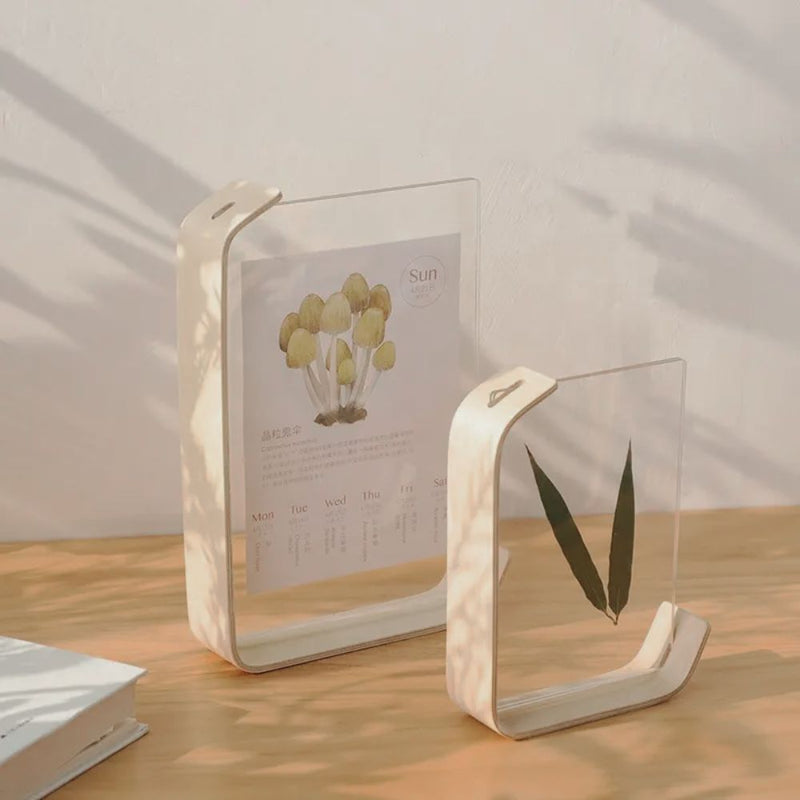 Minimalist 6-Inch Creative Acrylic Photo Frame for Stylish Home Decor