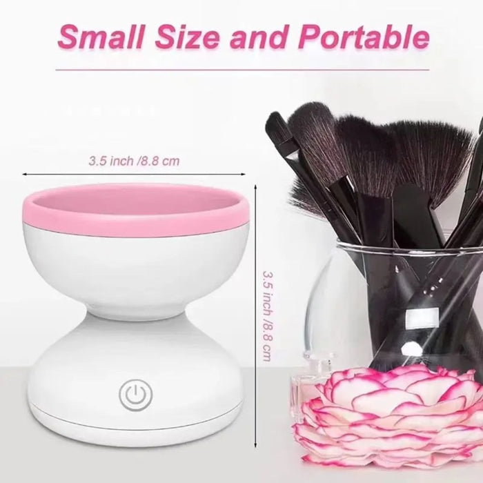 Electric Makeup Brush Cleaner Machine for All Size Brushes - USB Plug In