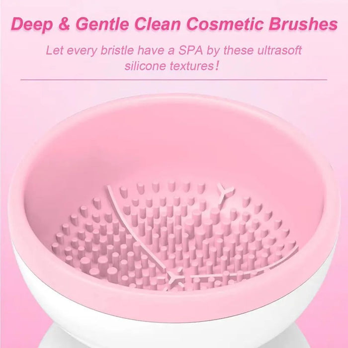 Electric Makeup Brush Cleaner Machine for All Size Brushes - USB Plug In