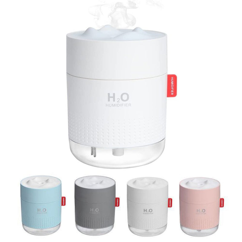 500ml Mini Cool Mist Humidifier with Auto Shut-Off 2 Mist Modes - USB Plugged-in