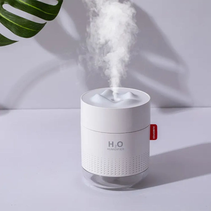 500ml Mini Cool Mist Humidifier with Auto Shut-Off 2 Mist Modes - USB Plugged-in
