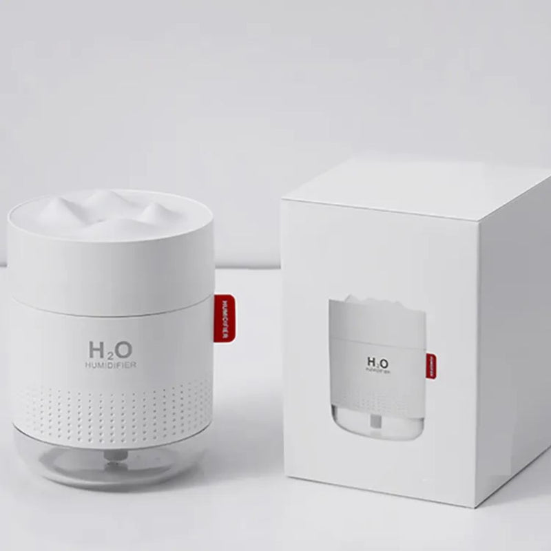 500ml Mini Cool Mist Humidifier with Auto Shut-Off 2 Mist Modes - USB Plugged-in