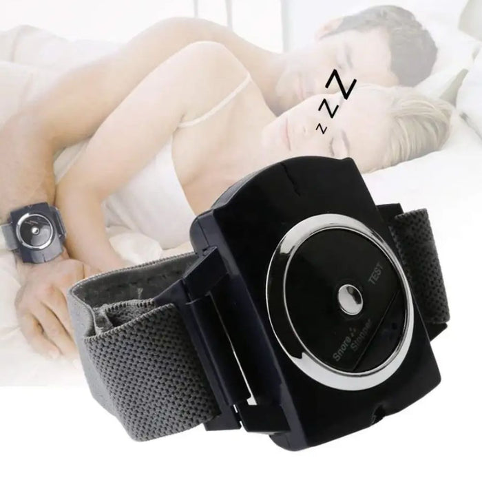 Snore Stopper Anti-Snoring Nerve Stimulation Device with Wristband - Battery Powered