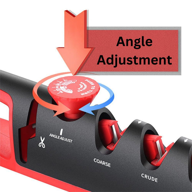 Multifunctional 4 in 1 Adjustable Manual Knife Sharpening Tool