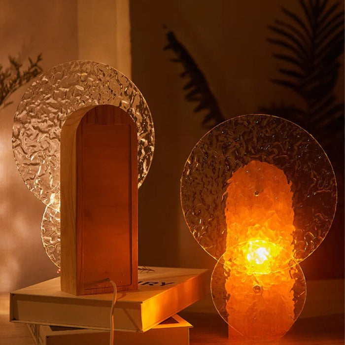 Dynamic Water Ripple Rotating Projection Mood Light Decorative Lamp - USB Rechargeable