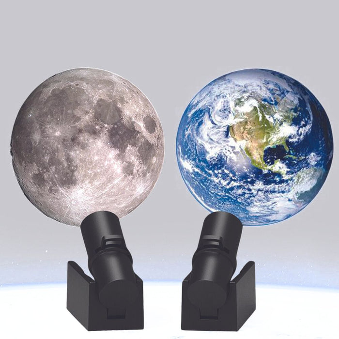 USB Charging Earth and Moon Atmosphere Mood Projection Kids Night Light