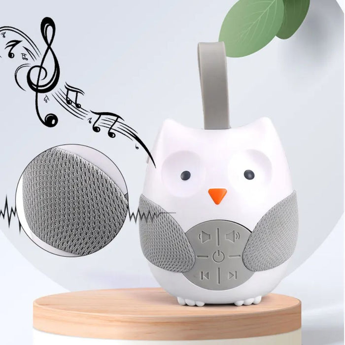 Owl Shape Portable Baby Soother White Noise Music Player - Battery Powered
