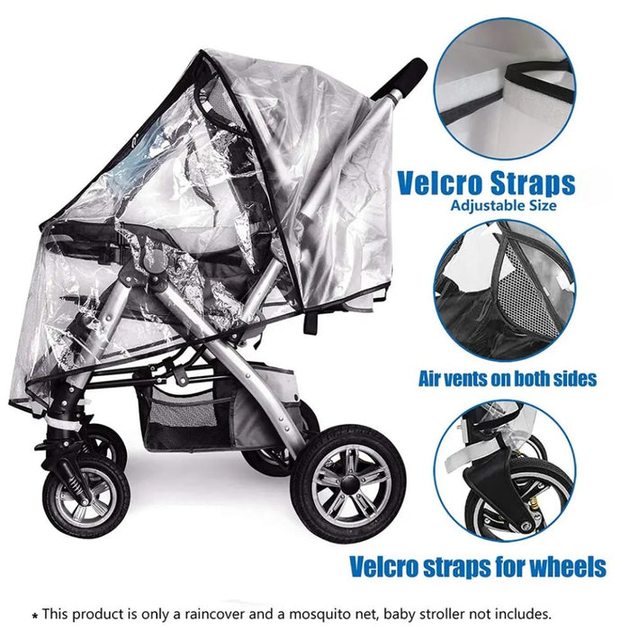 Weather Shield Rain Cover for Baby Travel Stroller