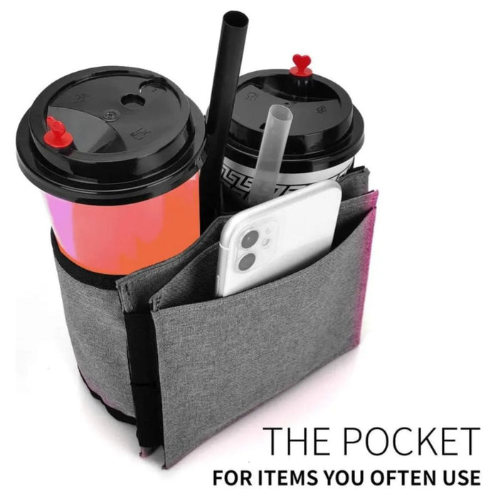 Travel Cup Mug Pocket Suitcase Luggage Holder Attachment
