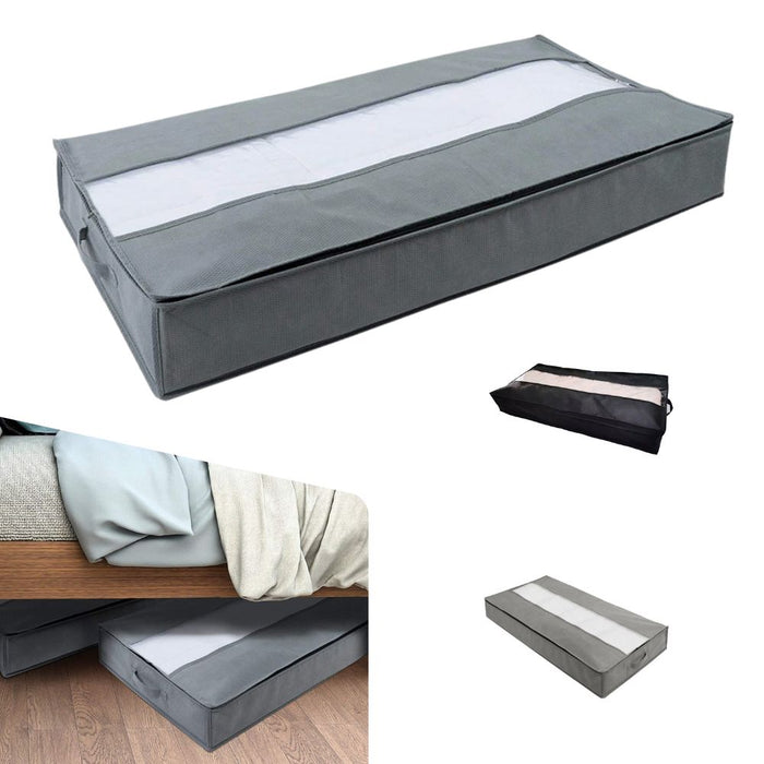 Foldable Under Bed Cloth Storage Organizer Quilt Bag 1 or 2pcs