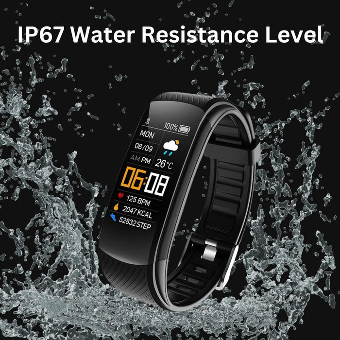 C5S USB Rechargeable Touch Screen Fitness Tracker Smartwatch