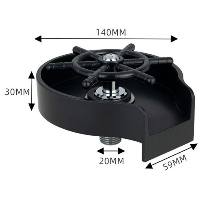 High Pressure Automatic Glass and Cup Kitchen Sink Rinser Washer