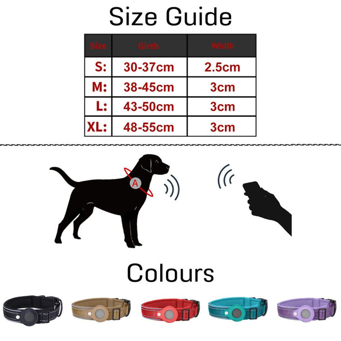 Pet Positioning Collar for Apple Airtag with Waterproof Protective Cover