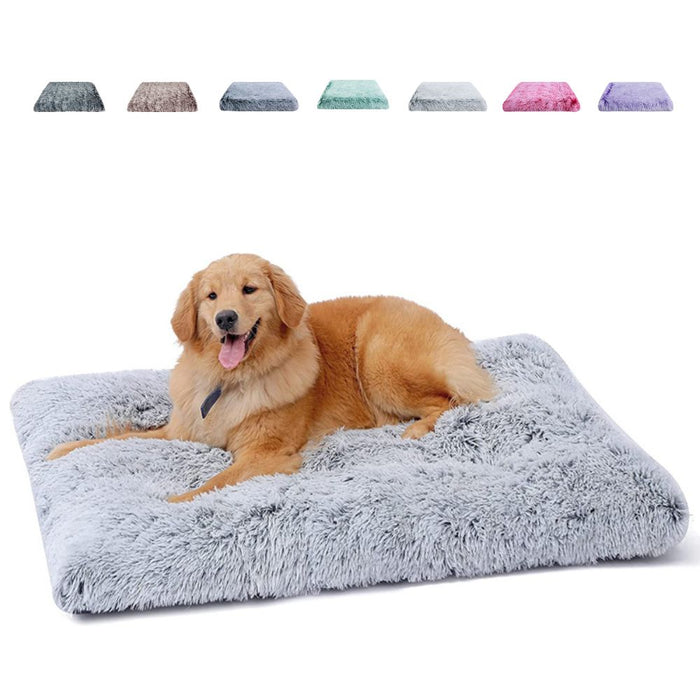 Warm and Fluffy Long-haired Plush Pet Bed