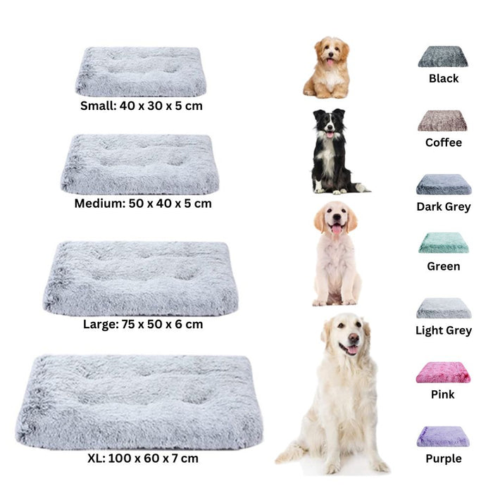 Warm and Fluffy Long-haired Plush Pet Bed