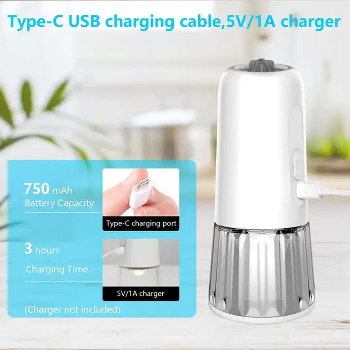USB Rechargeable Automatic Salt and Pepper Electric Grinder