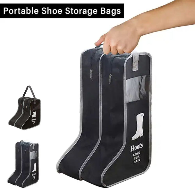 Portable Dust Proof Zippered High Heels Shoe Storage Bag