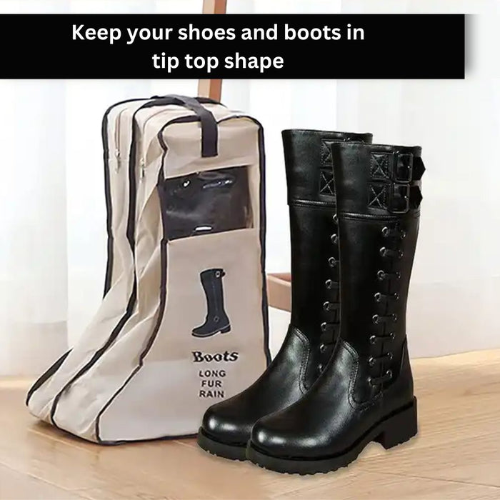 Portable Dust Proof Zippered High Heels Shoe Storage Bag