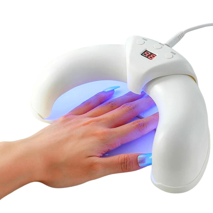Foldable Motion Sensor UV Gel Drying Nail Lamp - USB Powered