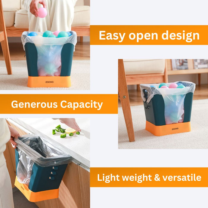 Adjustable and Expandable Trash Bag Kitchen Holder Stand