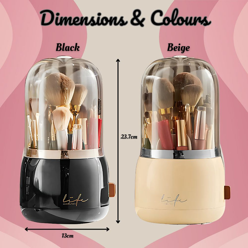 360° Rotating Makeup Organizer Cosmetic Storage Stand