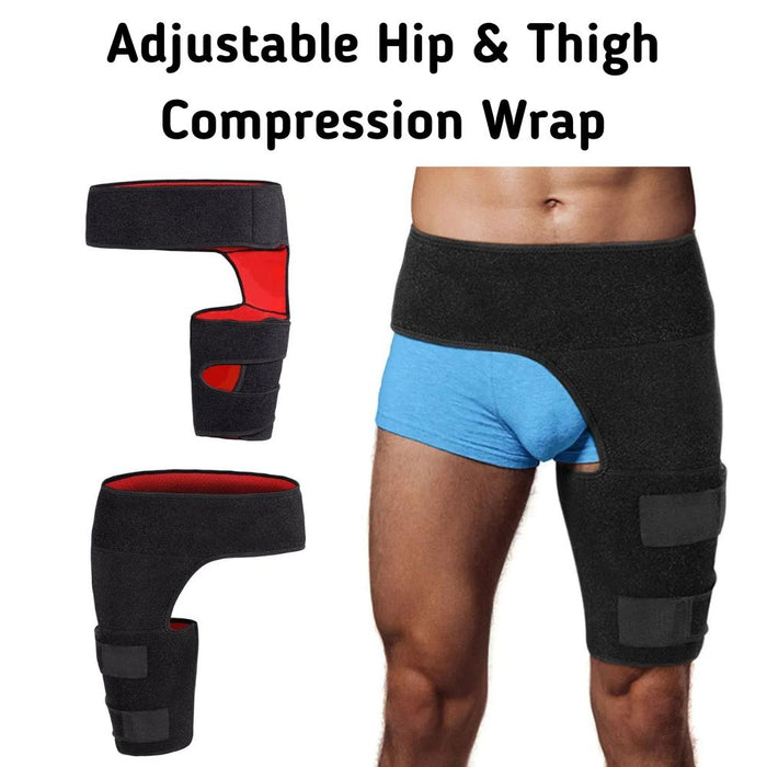 Adjustable Groin and Hip Brace Pain Relief for Men and Women