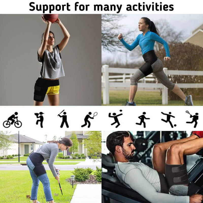Adjustable Hip & Thigh Support Belt for Men and Women