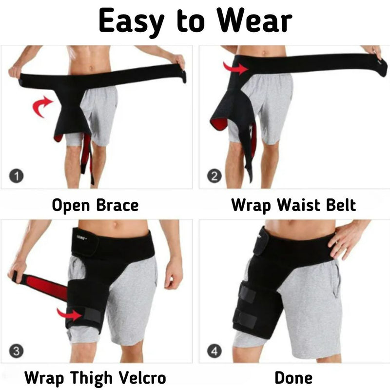 Adjustable Hip & Thigh Support Belt for Men and Women