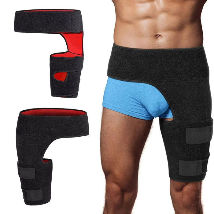 Adjustable Groin and Hip Brace Pain Relief for Men and Women