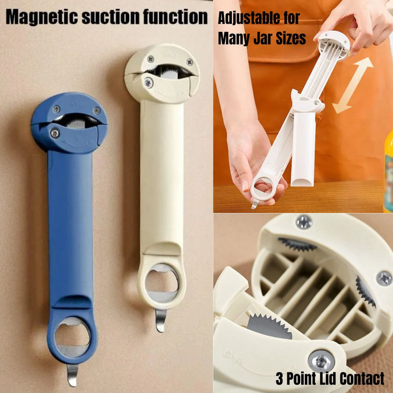 Retractable Bottle and Jar Opener Tool