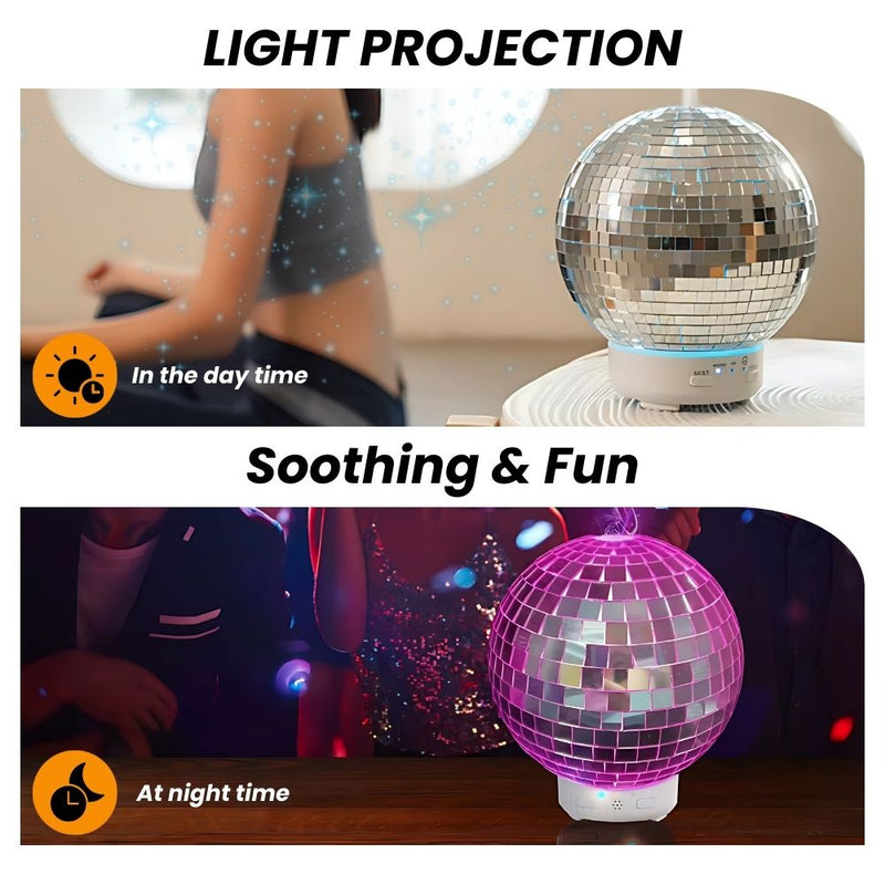 Rotating Disco Ball Light Up Humidifier and Scent Diffuser