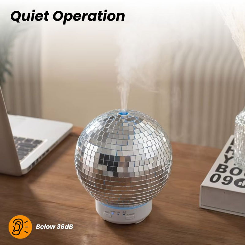 Rotating Disco Ball Light Up Humidifier and Scent Diffuser