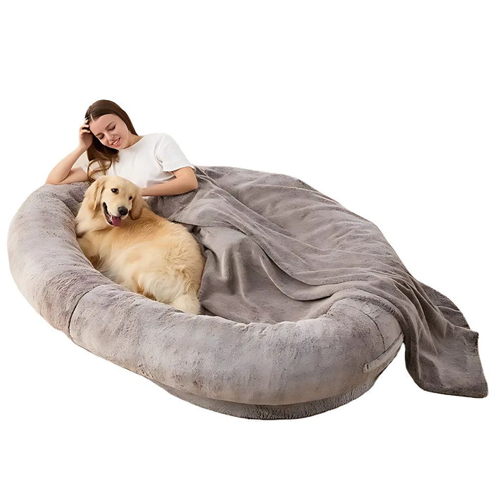 Plush Washable Human Sized Dog Bed