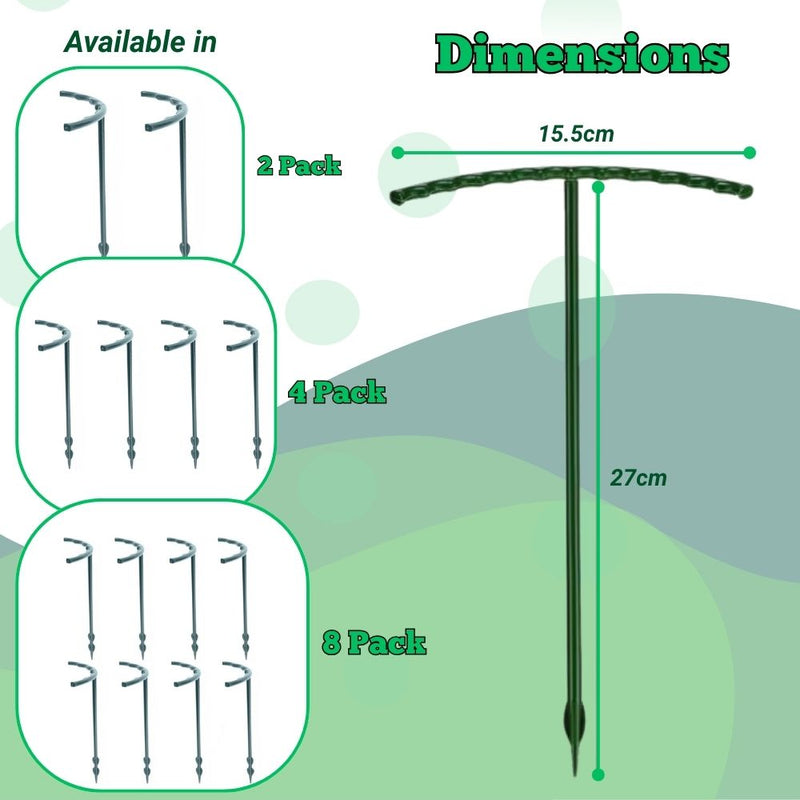 T-Shaped Semi Circular Plant Support Bracket