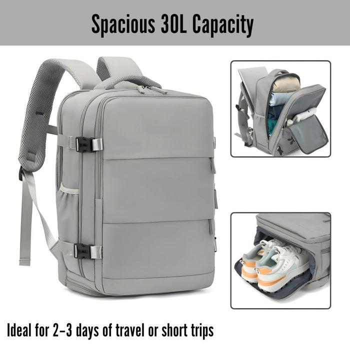 Large Waterproof 30L Laptop Travel Backpack