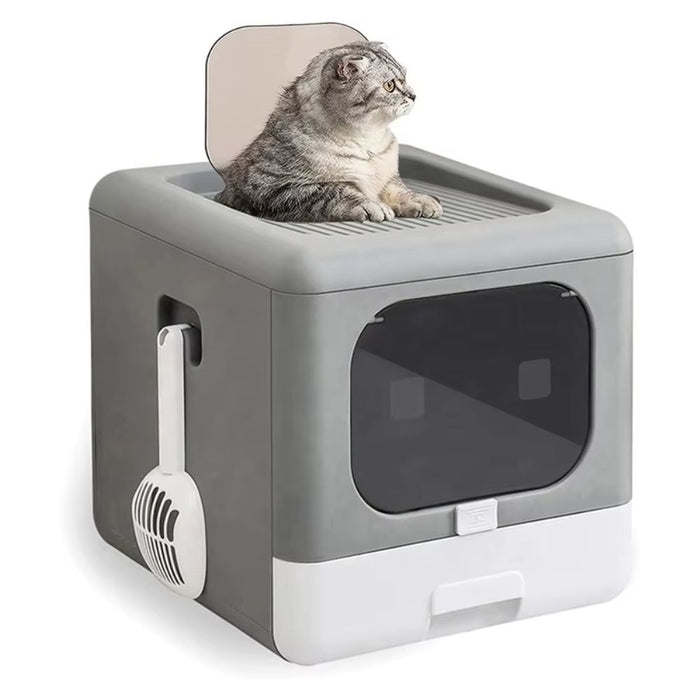 Detachable Design Fully Enclosed Cat Litter Box with Cover