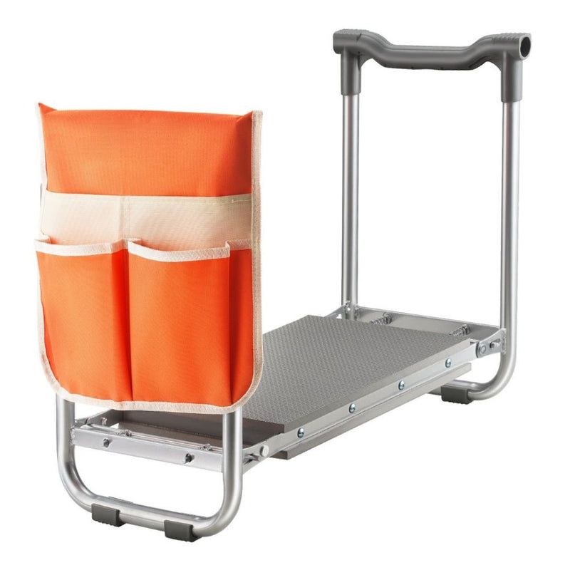 Foldable Kneeling Gardening Bench with Tool Storage Pouch