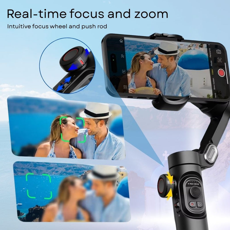 Aochuan Smart G1 3 Axis Handheld Smartphone Gimbal Stabilizer for iPhone & Android