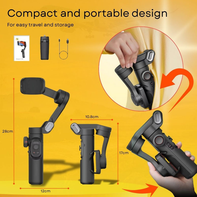 Aochuan Smart G1 3 Axis Handheld Smartphone Gimbal Stabilizer for iPhone & Android