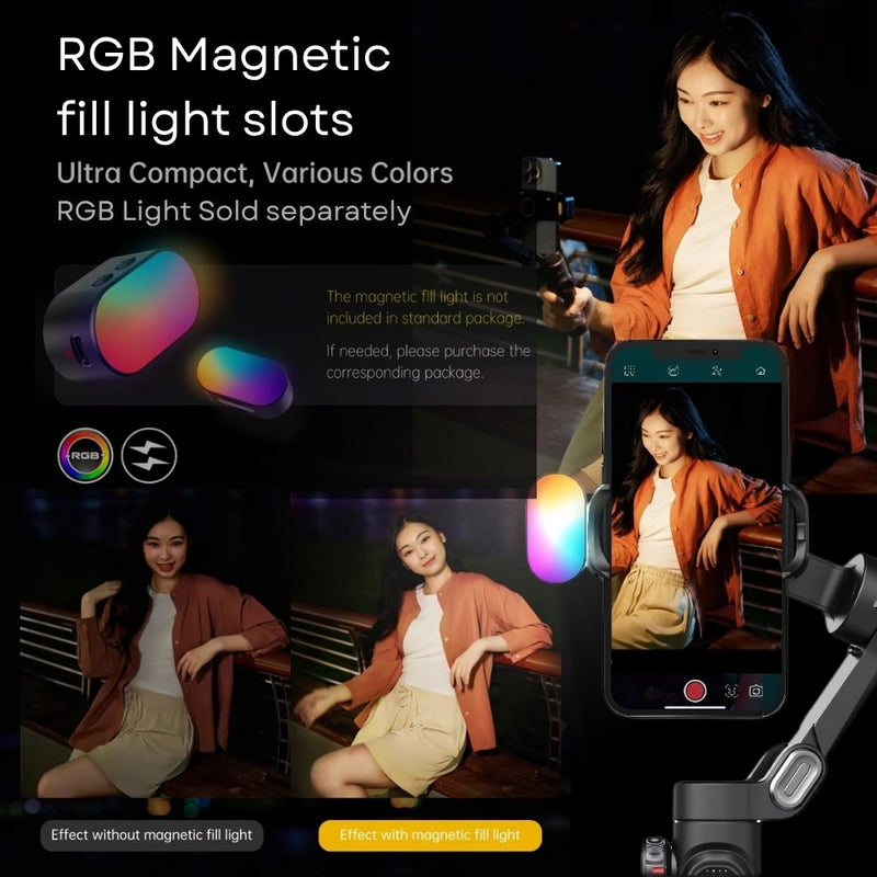 Aochuan Smart G1 3 Axis Handheld Smartphone Gimbal Stabilizer for iPhone & Android