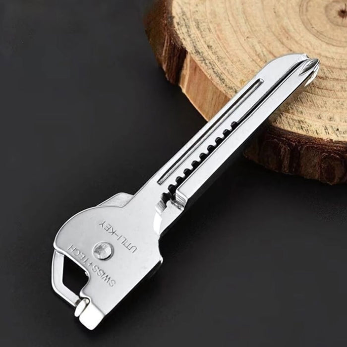 6 in 1 Multi Tool Stainless Steel Keychain Pocket Cutter