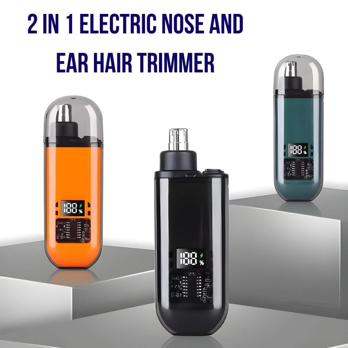 2 in 1 Electric Nose and Ear Hair Trimmer