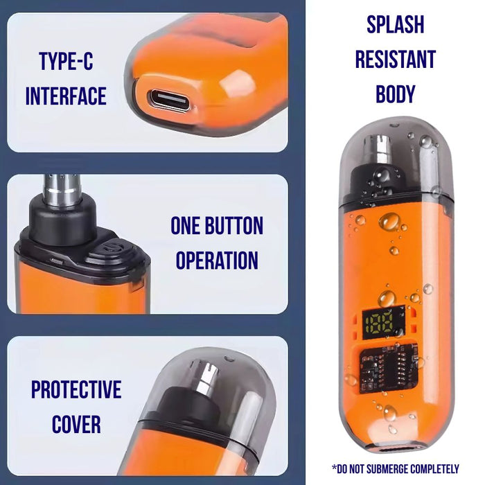 2 in 1 Electric Nose and Ear Hair Trimmer